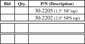 mounting stake ordering codes